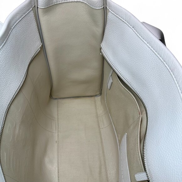 Marc Jacobs The Leather Large Tote Bag - Cream/White (Like New) - Picture 5 of 14